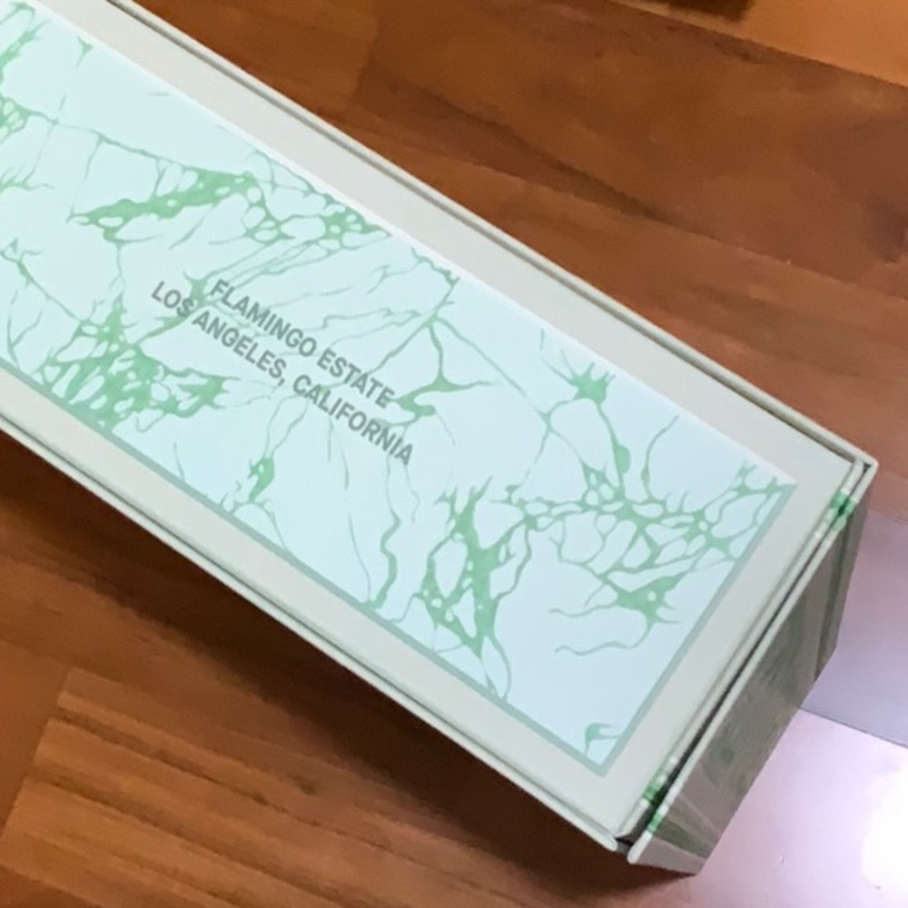 Flamingo Estate gift box packaging EMPTY